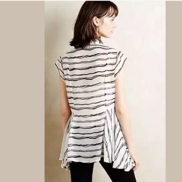 Anthropologie MEADOW RUE WALKING TOUR Tunic Top - Picture 3 of 4